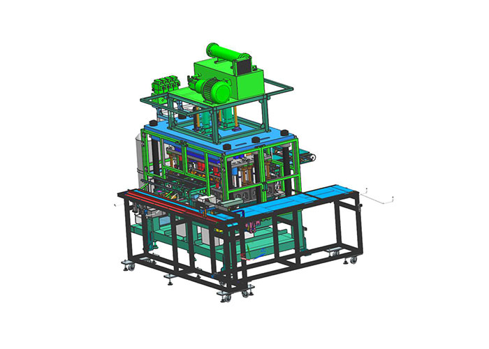 Linie de producție de perforare pentru automatizare a benzii de protecție interioară linie de producție matriță injecție ochelari